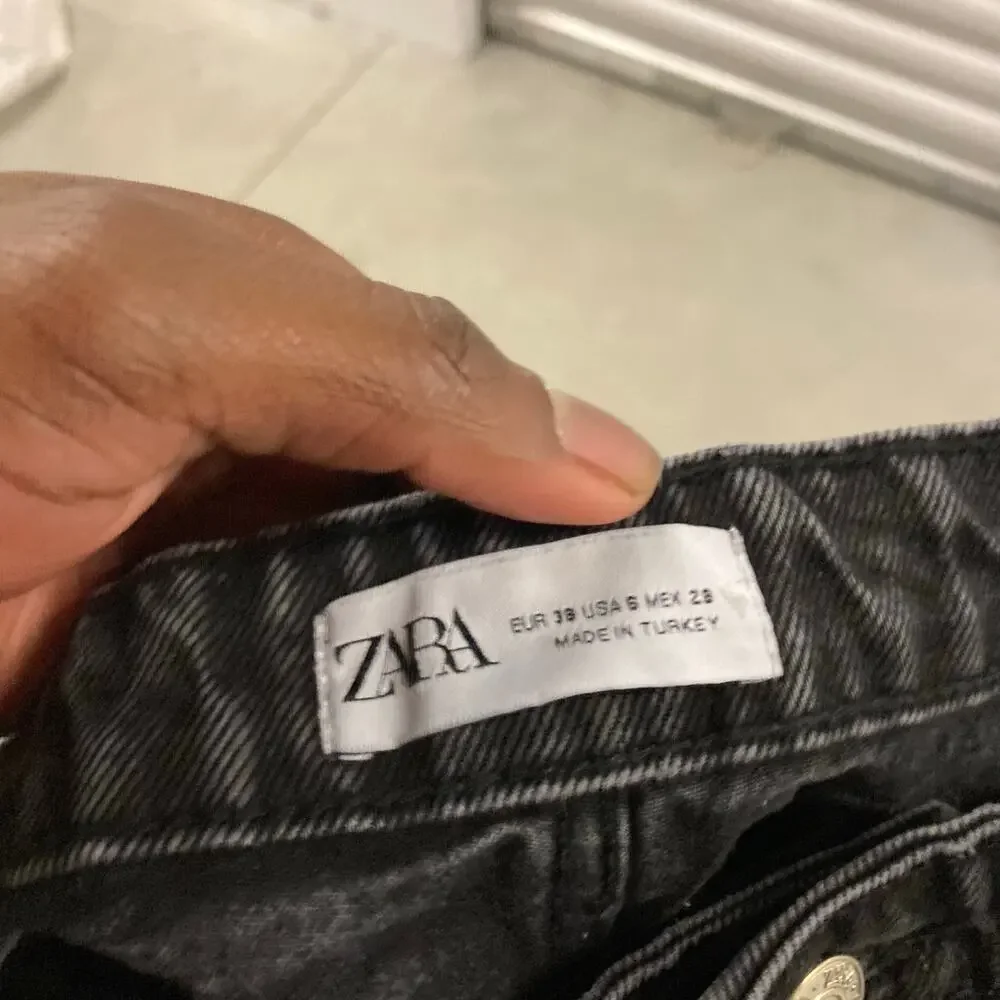 Baggy Y2K Zara black Jeans 27x29